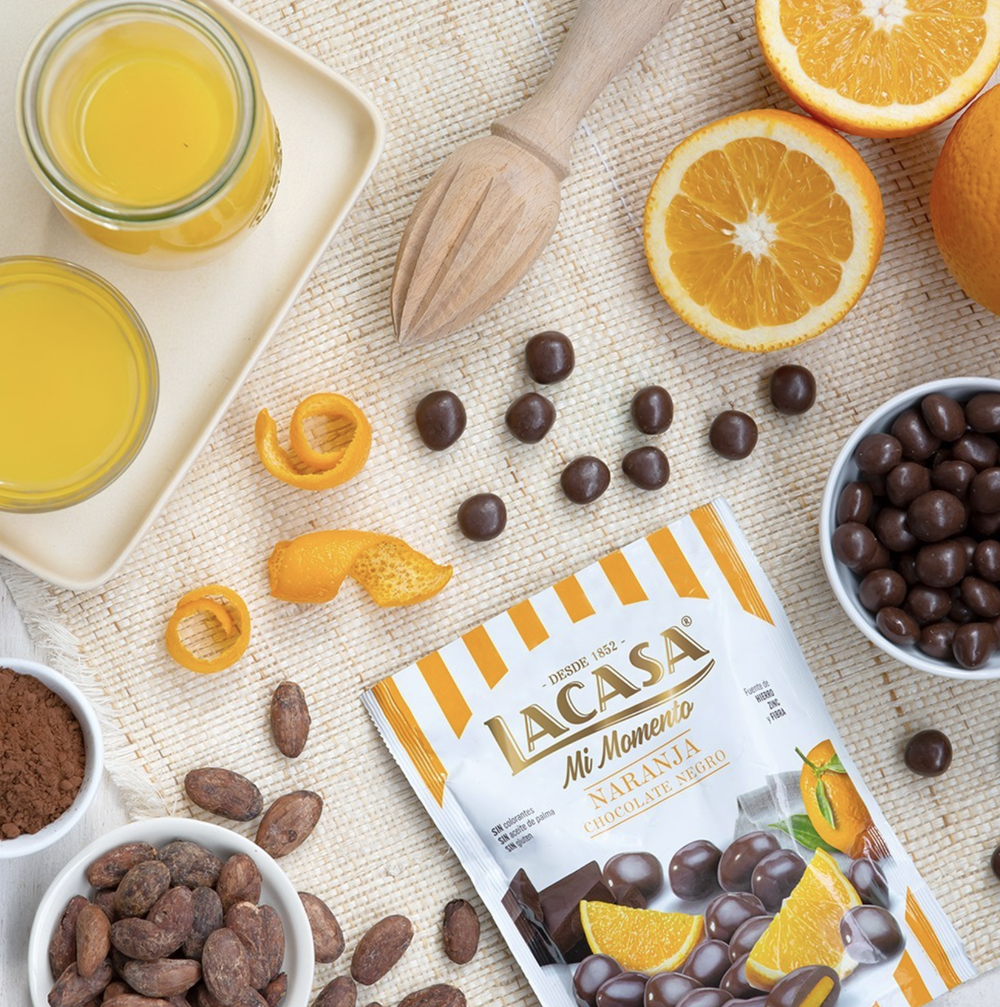 Naranja Bañado en Chocolate Negro